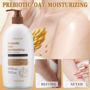 Original Prebiotic Oatmeal Moisturizing Body Lotion Hydrating Whitening Permanent Skin Care Moisturize Cream 500ML
