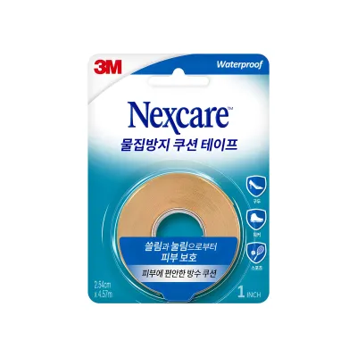 3M Nexcare Blister Prevention Cushion Tape 2.54cm x 4.57m Skin protection Waterproof