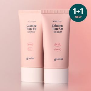 [สินค้าของแท้100% พร้อมส่ง] GOODAL  Heartleaf Calming Tone Up Sun Cream SPF 50 PA+++ 50ml