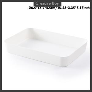 [Creative] Combinable Storage Box Desktop Cosmetic Storage Tray Makeup Clothes Tableware Holder Plastic Storage Drawers Underwear Organizer