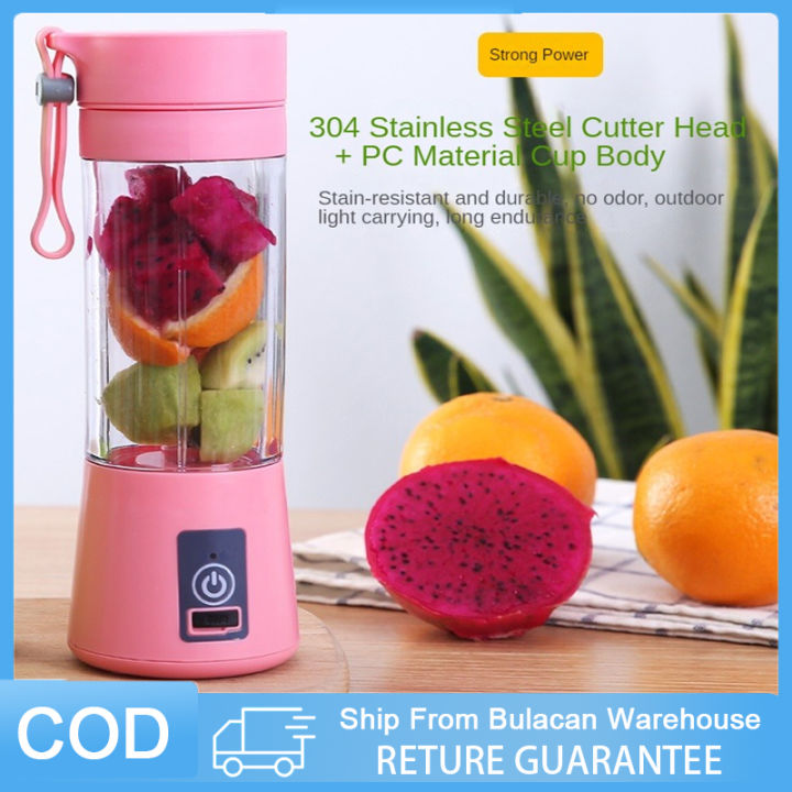 Ready Stock】Blender Tumbler Portable Juicer Fruit Blender Shaker