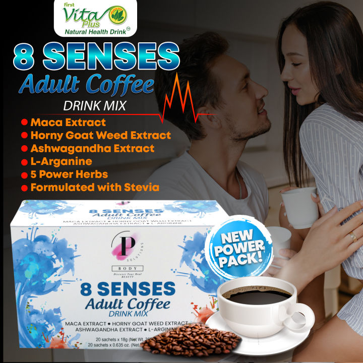 First Vita Plus Newest Coffee 8 SENSES ADULT COFFEE Drink Mix