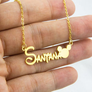 012 Kalung Liontin Nama Custom Bisa Bikin Nama Sendiri Lapis Emas 24 K Variant Warna