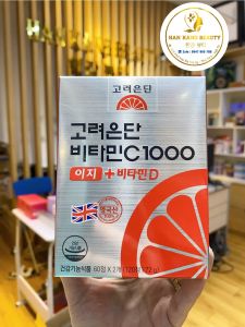 Viên Uống Vitamin C 1000mg Eundan Hàn Quốc Hỗ Trợ Trắng Da ( Hộp 120 Viên )