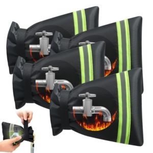 WININ Insulated Outdoor Faucet Cover Reusable Waterproof Winter Faucet Cover Thickened Thick Cotton Insulated Faucet Cover for Winter