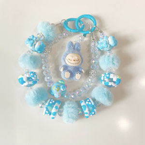 Mặt dây chuyền túi plushbúp bê mới về dây đeo điện thoại sáng tạo móc khóa túi trang trí treo