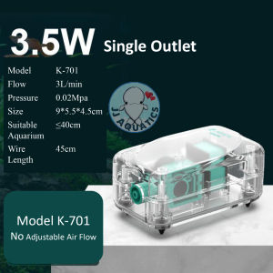 🔥Ready Stock🔥Bycolor Transparent Oxygen Pump Strong Silent Air Pump Cool Design See Through Body