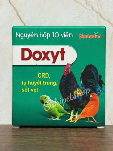 DOXYT - NGUYÊN HỘP 10 VIÊN - SẢN PHẨM CẢI THIỆN VẤN ĐỀ HỆ TIÊU HÓA VÀ HÔ HẤP CHO CHIM CẢNH VẸT VÀ GÀ