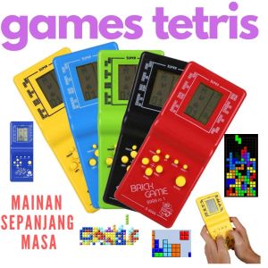 MAINAN ANAK GIMBOT GAMEBOT / MAINAN JADUL GAMEBOY GAMEBOT / BRICK GAME TETRIS 9999