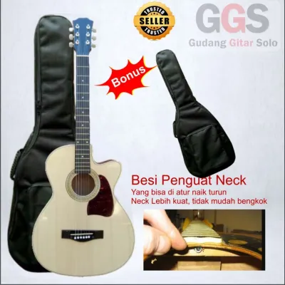 gitar tanem besi murah bonus tas