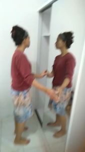 Lemari Pakaian Ready Sleding Pintu 2 Mirror Full cermin & 1 Pintu full Cermin. Free Ongkir Jabodetabek