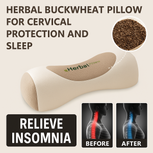 Adult Herbal Buckwheat Pillow Cervical Traction Pillow A Sleep Aid Pillow
