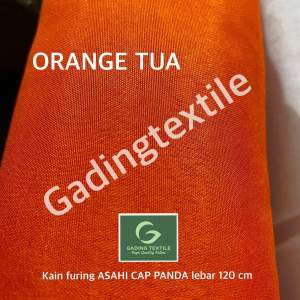 ( per 1 roll ) Kain furing ASAHI CAP PANDA lebar 120 cm gulung rollan bahan tipis furing lapisan baju gamis koko busana muslim tile brukat batik celana rok dekorasi dekor penutup kantong background backdrop foto craft aksesoris fashion