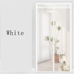 Magnetic Door Screen Custom Size Mosquito Net Curtain Fly Insect Automatic Closing Invisible Mesh For Kitchen indoor living room