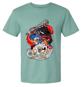 Kaos Pria Model Terkini Trending Motif 3D Bahan katun 24s Ace Boa H0605