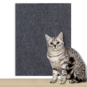 AIMAYAPET Cat Crawling Mat Cat Scratcher Mat Self-Adhesive Carpet Grinding Climbing Cats Scratch Board Toy