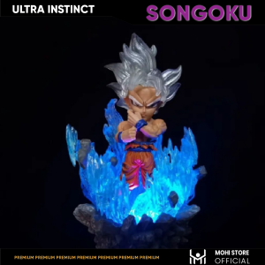 Mô hình đồ chơi - SonGoku bản năng vô cực  có led  Cao 11cm - Dragon Ball - Có Hộp Màu