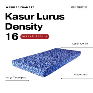 WARRIOR KASUR BUSA LANTAI 200x120cm Tebal 25 dan 30cm | Matras Busa Tebal | Kasur Lurus Busa