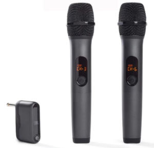 NEW Harman Wireless Microphone Wireless two microphone system With Free Microphone storage box