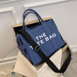 กระเป๋าถือผ้าแคนวาส - THE TOTE BAG พร้อมสายสะพายยาว