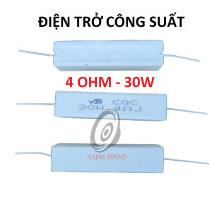 ĐIỆN TRỞ 4 OHM 30W - ĐIỆN TRỞ SỨ - ĐIỆN TRỞ CÔNG SUẤT 30W