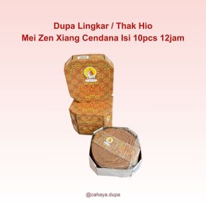 Dupa Lingkar / Thak Hio Mei Zen Xiang Cendana Isi 10pcs 12jam & 24jam