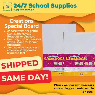 Creations Special Board Scented Paper Long 220Gsm 10S - White Specialty paper