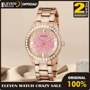 [Promo] Jam Tangan Wanita Guess GW0405L3 Burst Rosegold Glitz Dial Stainless Steel Strap Original Garansi 2 Tahun [✔COD][100% Authentic]