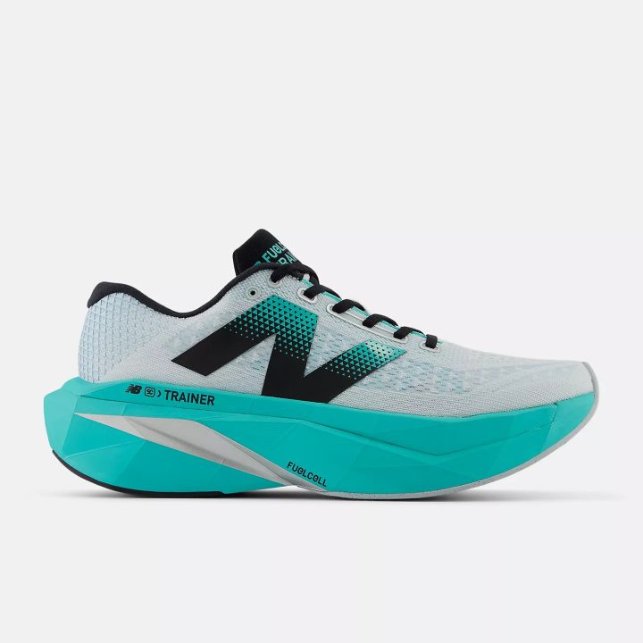 New Balance FuelCell SuperComp Trainer V3 Mens White Cyber Jade Lazada Lazada