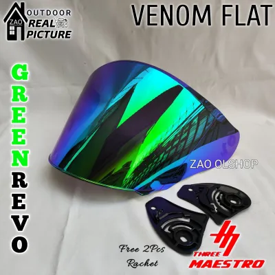 Kaca Helm HRV KYROS MAXIMO Visor Helmet FLAT venom open hrv kyroz tm2