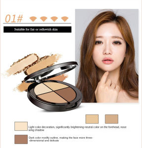 MAYCHEER 4 Color Bronzer Highlight Contour Palette Face Shading Grooming Powder Makeup Face Contouring Makeup Highgloss Cosmetics