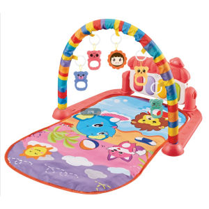 YTL เพลยิมโมบาย เปียโนดนตรี เพลยิมเปียโนเสริมพัฒนาการ สีพาสเทลน่ารัก มีไฟ มีเสียงดนตรี พร้อมแป้นเปียโน ที่นอนเด็ก พร้อมส่ง 4แบบ