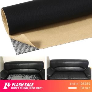 Homekit Mall 50*137cm DIY Self Adhesive Leather Fix Patch Sofa Repair Subsidies PU Fabric Stickers Leathers Stickers Faux Synthetic Stick On Fabric For Sticky Repair Patch Patches Scrapbook