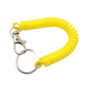 Elastic Keychain with Flexible Coil Design Colorful Keyring Key Pendant Suitable for Safe and Portable Key Management