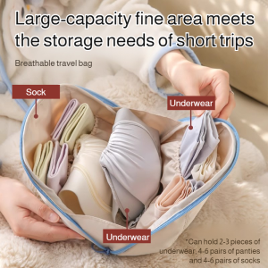 Storage bag underwear storage bag underwear socks storage bag three in one travel portable intimate
