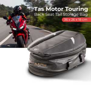 Tas Bagasi Motor Belakang Anti Air Touring Back Seat Tail Storage Bag