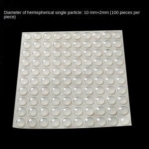 Self Adhesive Small Bumper Pads Clear Door Bumpers Round Clear Rubber Feet Anti-Collision Non-Slip Rubber Feet For Furniture Glass Tables Crafts Protection