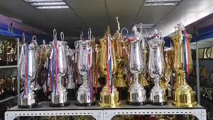 (In stock) Commercial Covered Metal Trophy Universal Trophies Souvenir Cup Customizable Reward Home Decor Gold Sier Bronze Medal 1Pc