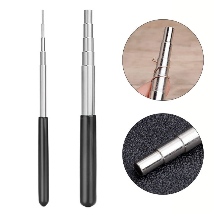 Wire Looping Mandrel Rod Black And Silver Stainless Steel Wire Winding ...