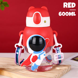 600ML Baby Cute Tumbler Straw Cup Sippy Cup Toddler Cartoon Cup Cute Bottle Water For Kids Anti-skid Leak Proof Spill Proof Tumbler MY388