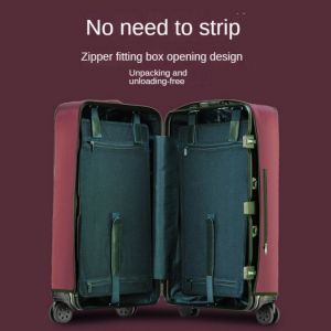 Sarung Cover Koper Penutup Pelindung Luggage 20 In Elastis Transparan