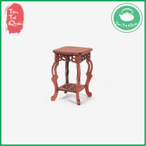 Đôn gỗ mini chân cao kê ấm kê tượng