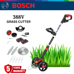 B0SCH 388V Powerful Cordless Grass Trimmer Grass Cutter Machine Adjustable Lawn Mower