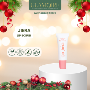GLAMOIRE - JIERA Bamboo in Your Lip Scrub 10 gr dengan Nano Particle dari Bamboo  Membantu Melembapkan Bibir Eksfoliasi serta Menutrisi Bibir