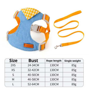 No Pull Dog Harness & Leash Set for Small Dogs – Bichon Pomeranian Pet Vest