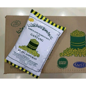 Serbuk Kopi Cap Gantang (Halus / Kasar) Murah 500g 230g 100g Kopi Campuran Warisan Kita Ori Kedah Organic Coffee Diminum