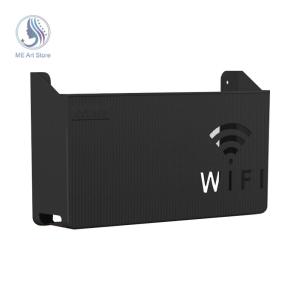 WIFI Router Storage Box Wireless Wall Hanging ABS Plastic Organizer Box Cable Power Bracket