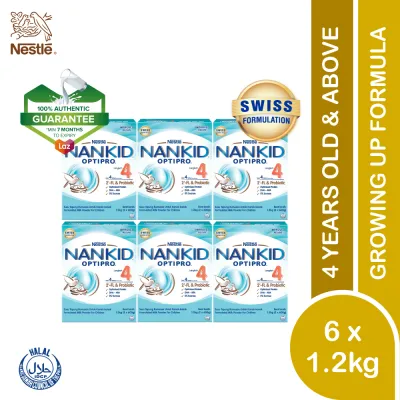 NANKID OPTIPRO Step 4 Growing Up Milk for Children 4 Years Old and above (1.2kg x 6)