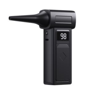 ZYJC 130000 RPM Handheld Turbo Violent Fan Digital Display Illumination Brushless Motor Multifunctional Rechargeable Powerful Dust Blower Car Cleaning