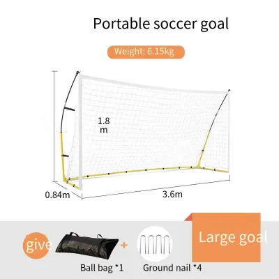 Football goal Outdoor Portable Soccer goal Three-a-side Futsal Children Youth Soccer TrainingFast shipping